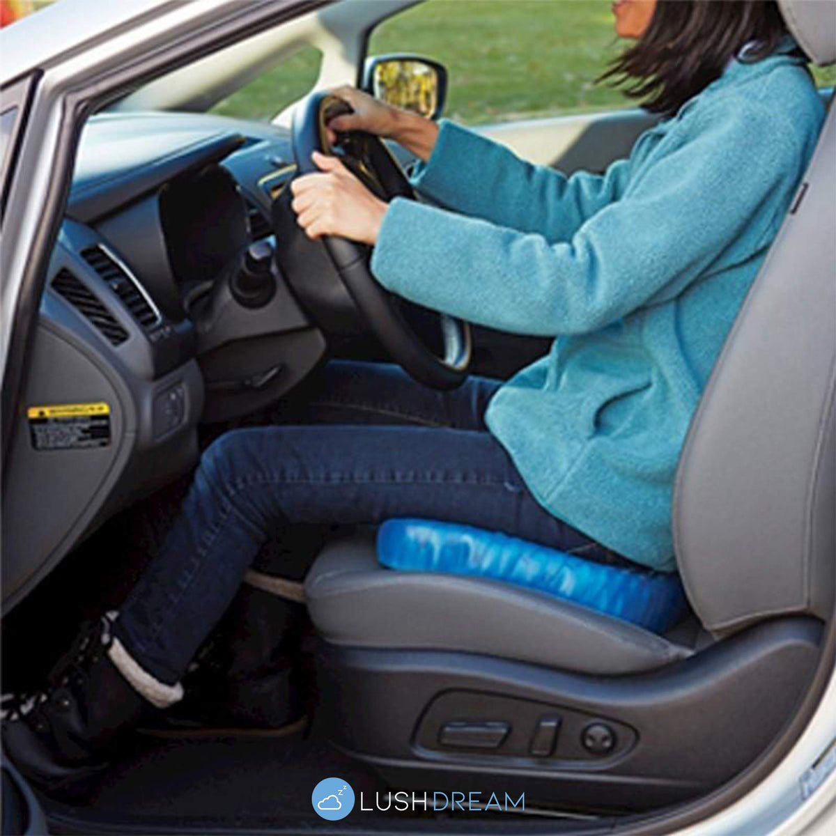 Car driver seat pad